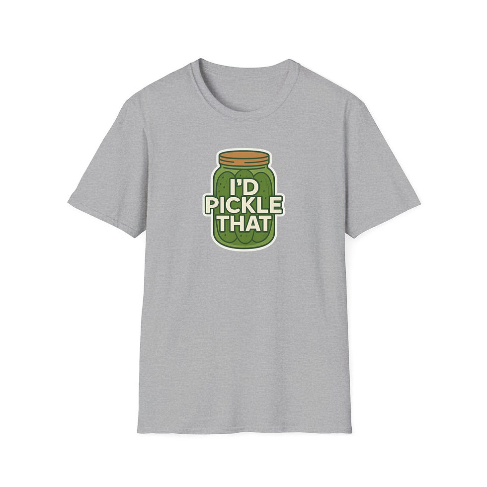 Thumbnail: Id Pickle That Shirt, Whimsical Cottagecore Pickle Jar Tee, Funny Food Pun Shirt