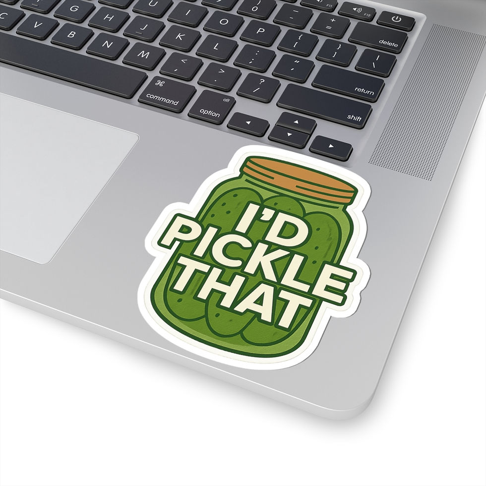 Thumbnail: Id Pickle That Vinyl Sticker, Funny Pickle Jar Pun, Cute Waterproof Sticker