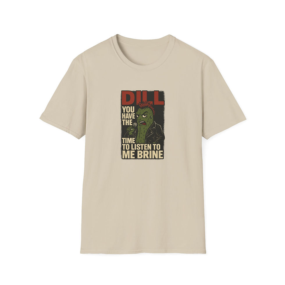 Thumbnail: Punk Pickle Shirt, Funny Dill Brine Punk Rock Graphic Tee for Green Day Fans