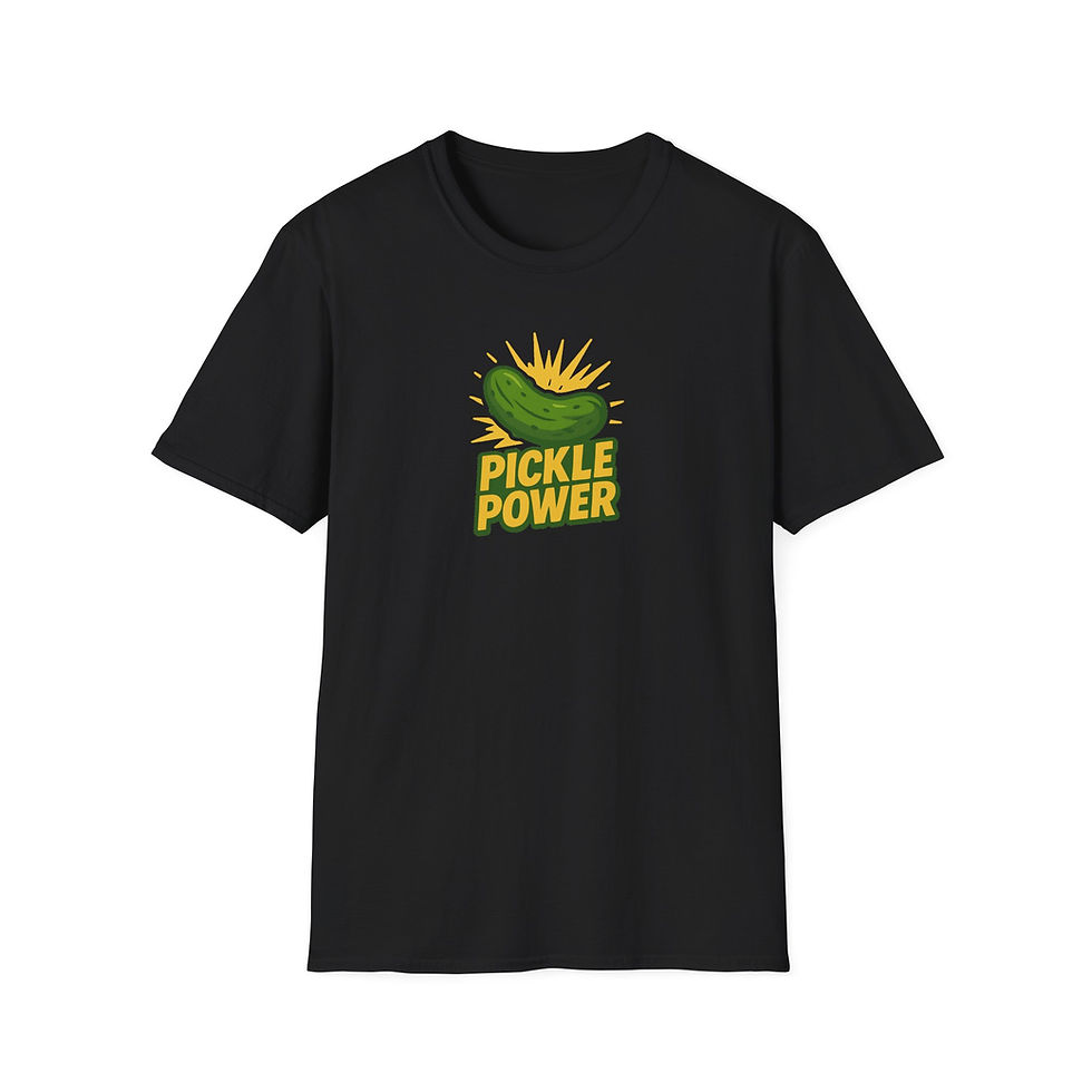 Thumbnail: Pickle Power T-Shirt, Funny Pickle Shirt for Women, Gift for Pickle Lovers