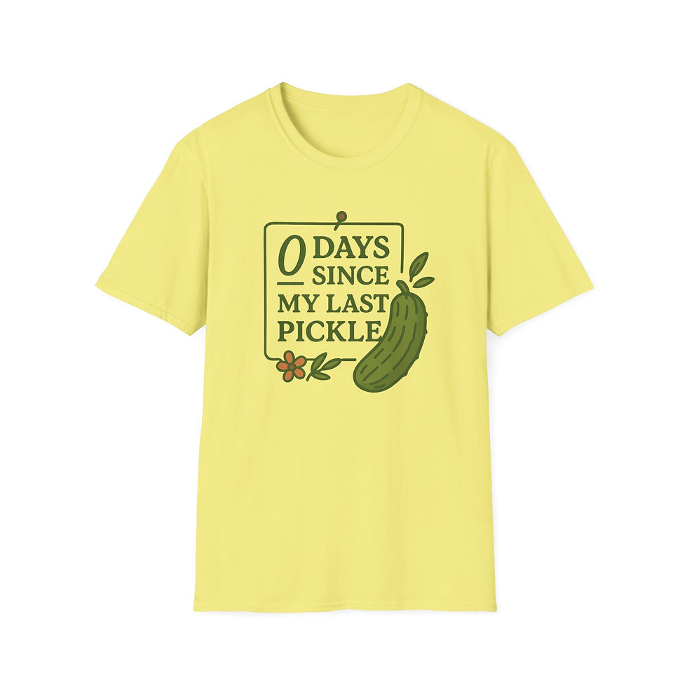 Thumbnail: 0 Days Since My Last Pickle Shirt, Funny Pickle Lover T, Pickle Addiction Shirt