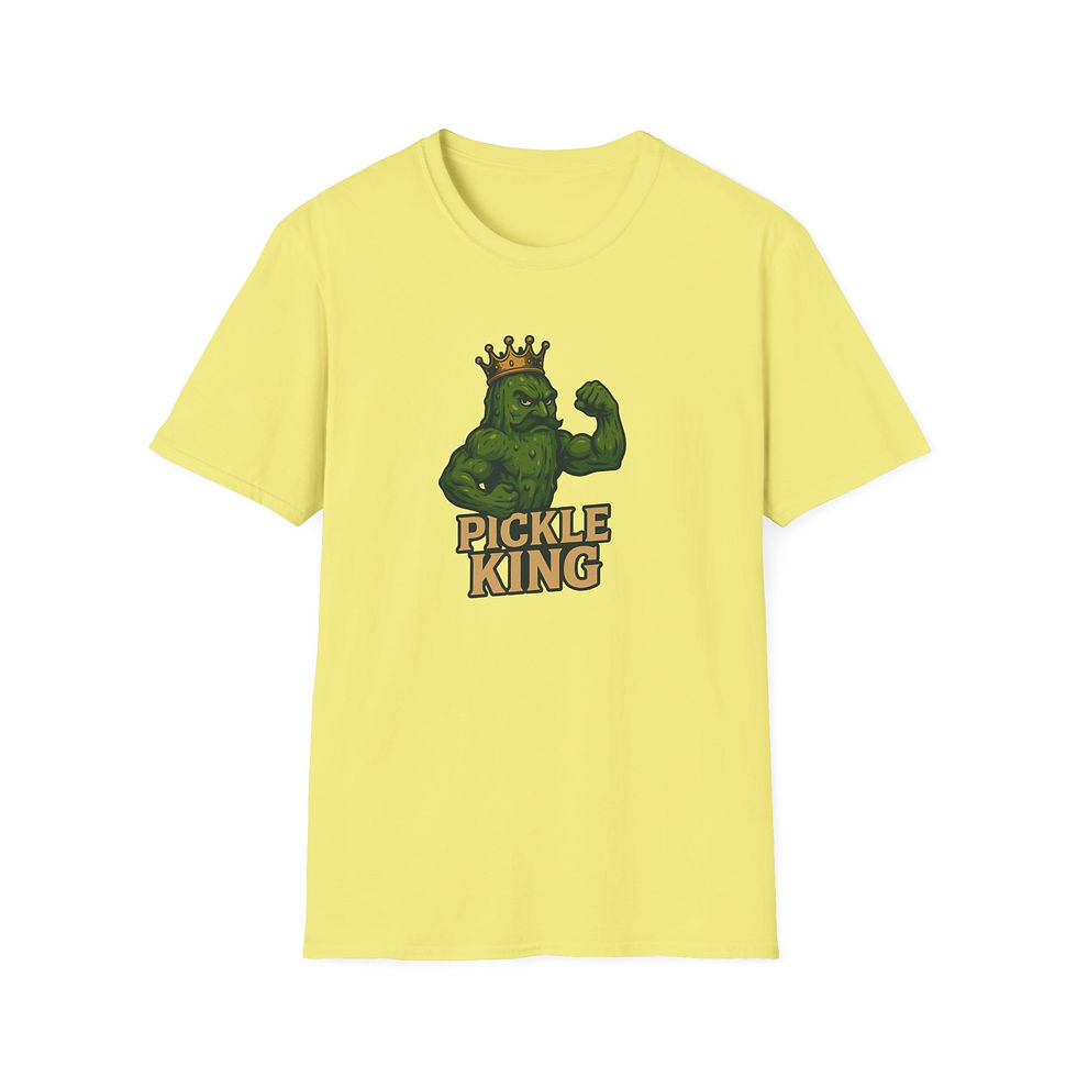 Thumbnail: Pickle King Shirt, Funny Muscle Pickle T-Shirt for Men, Pickle Lover Gift