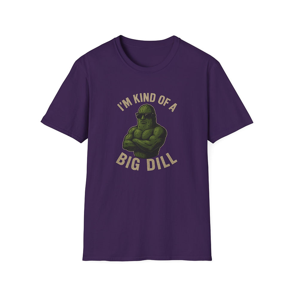 Thumbnail: I'm Kind of a Big Dill Shirt, Funny Pickle Shirt for Men, Muscle Pickle Graphic
