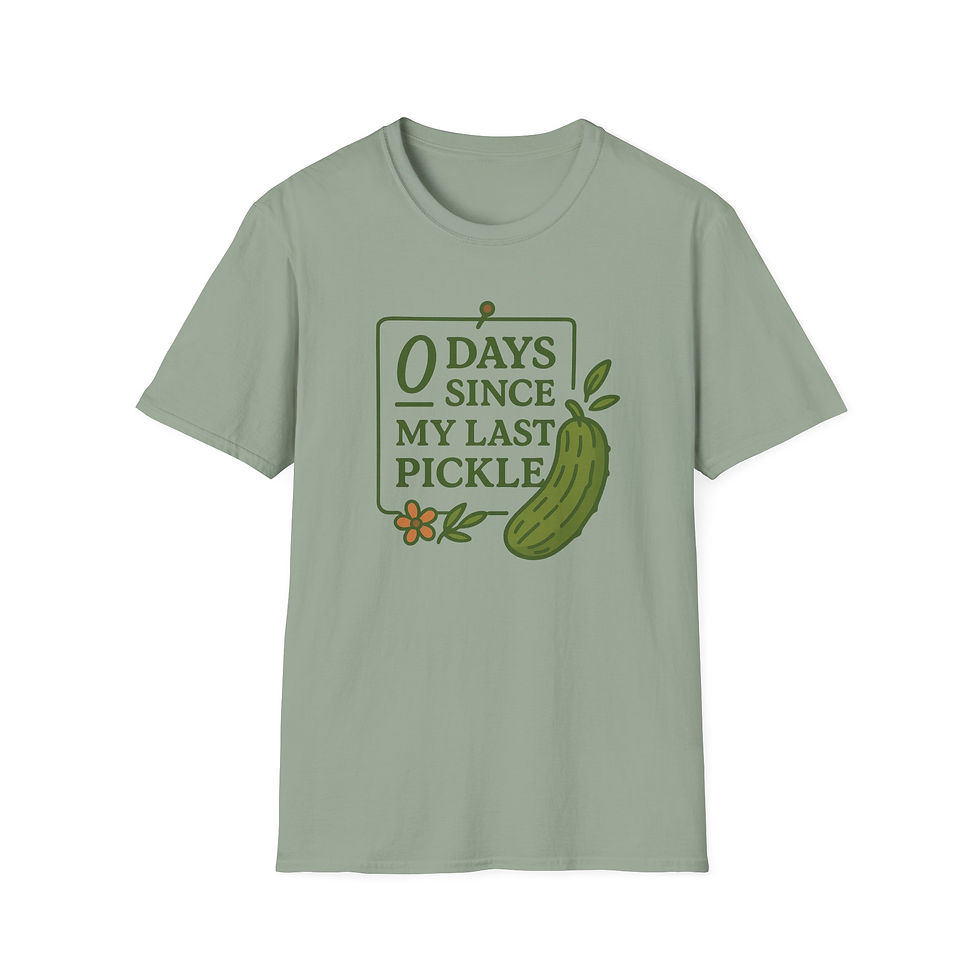 Thumbnail: 0 Days Since My Last Pickle Shirt, Funny Pickle Lover T, Pickle Addiction Shirt