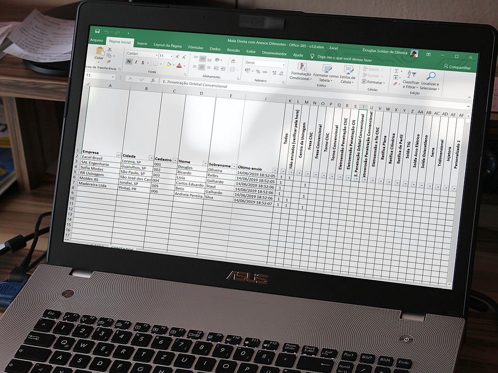 Miniatura: Mala Direta com Anexos Diferentes com Excel e Outlook