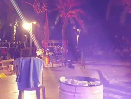 הגה"צ המשפיע רבי אלימלך בידרמן שליט"א בי הדלקה אין בני ברק