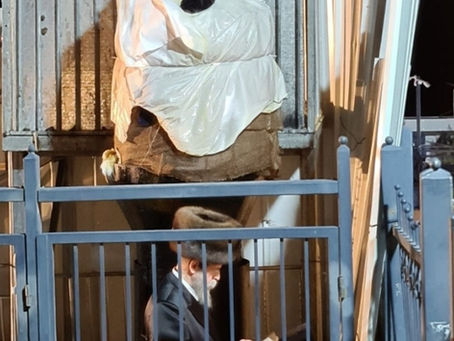 מירון • האד' מראחמיסטריווקא ווארפט אריין זיין קאפל אין פייער כנהוג