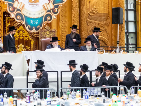 סיום מסכת במסגרת 'עמוד יומי' דחסידי סקווירא