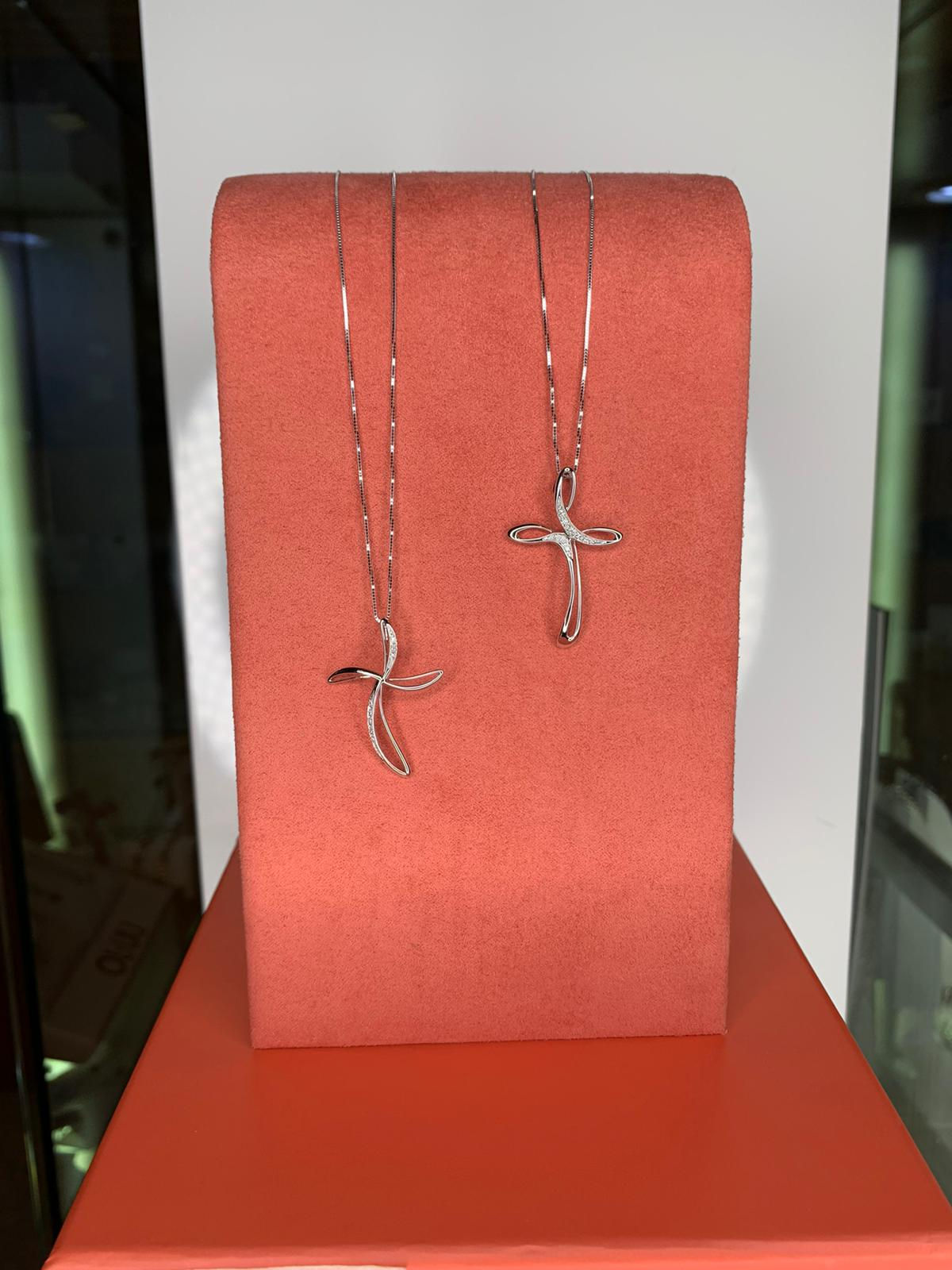 Collana Croce Donna Oro