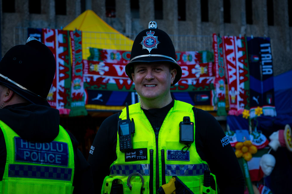 Police Street Photography Cardiff