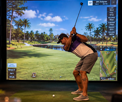 Cinematic Indoor Golf Simulator Swing_ed