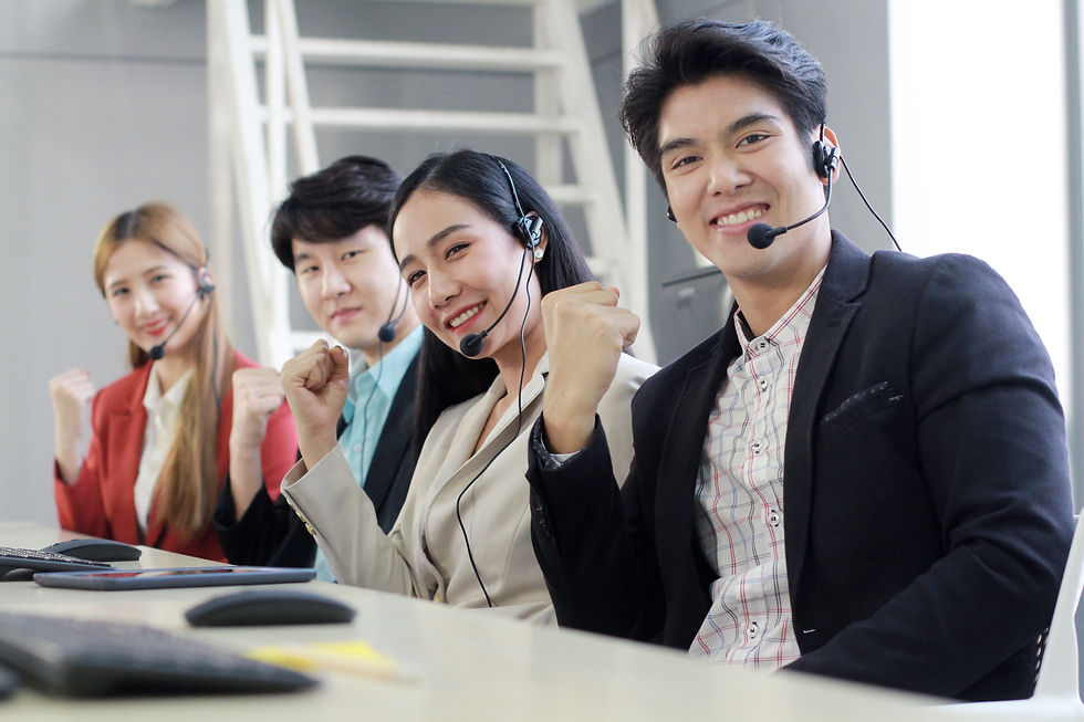 Powerful and Sucessful of Business group Call Center and technical Support staff for recep