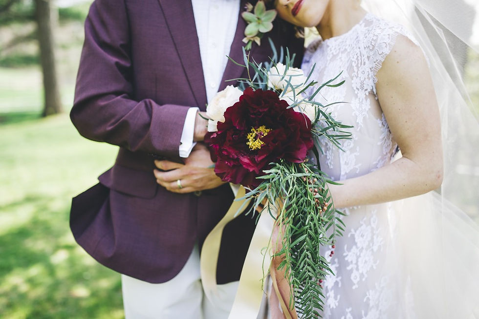 Burgundy Peony Bouquet