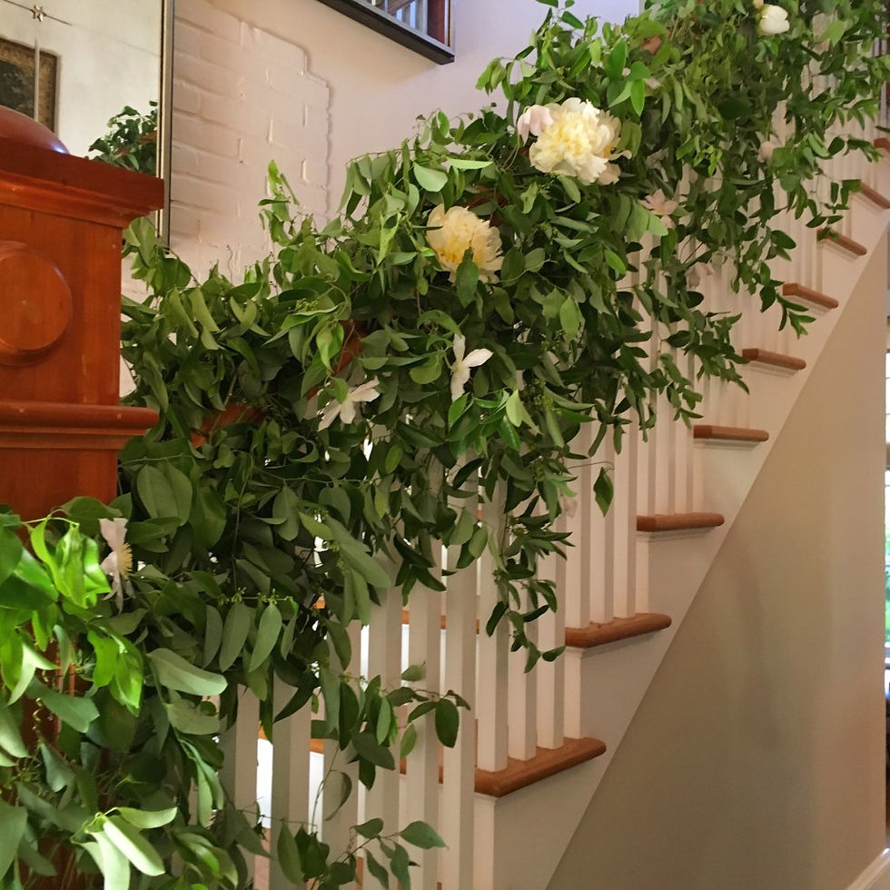 staircase garland