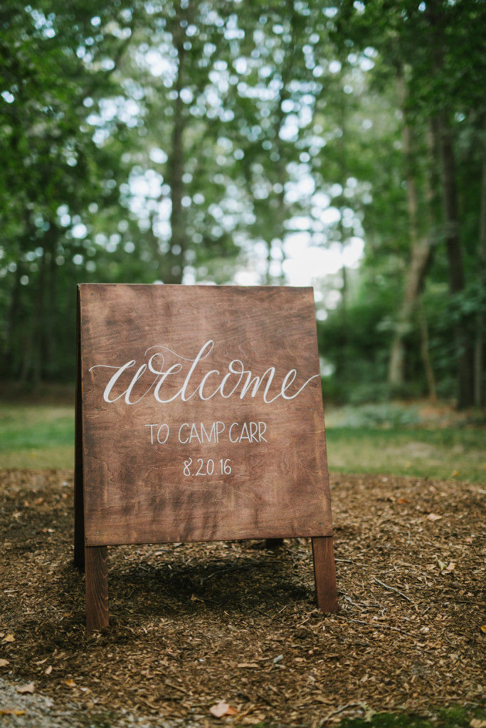 Wooden Wedding Sign