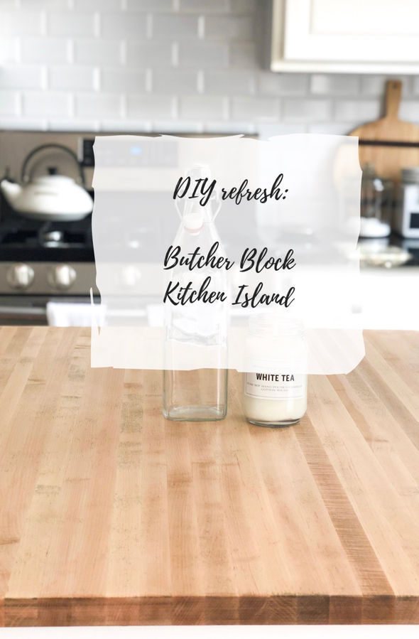 DIY Refresh: Butcher Block Kitchen Island