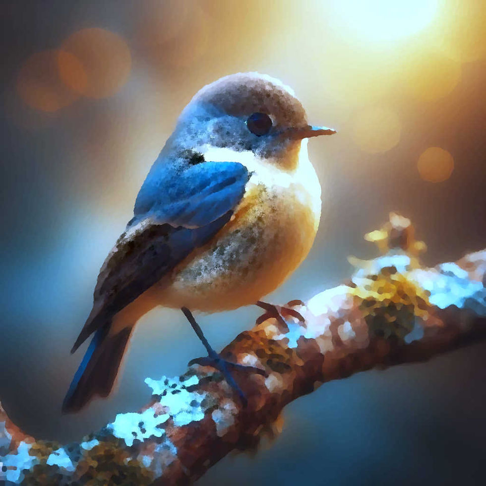 A bird on a tree branch