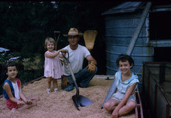 Denise, Maribeth, & Monique with Dad