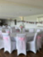 Thumbnail: Chair Covers and Sashes / Tablecloth / Napkins for  Hire 