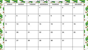 Animal Calendar Accouncement
