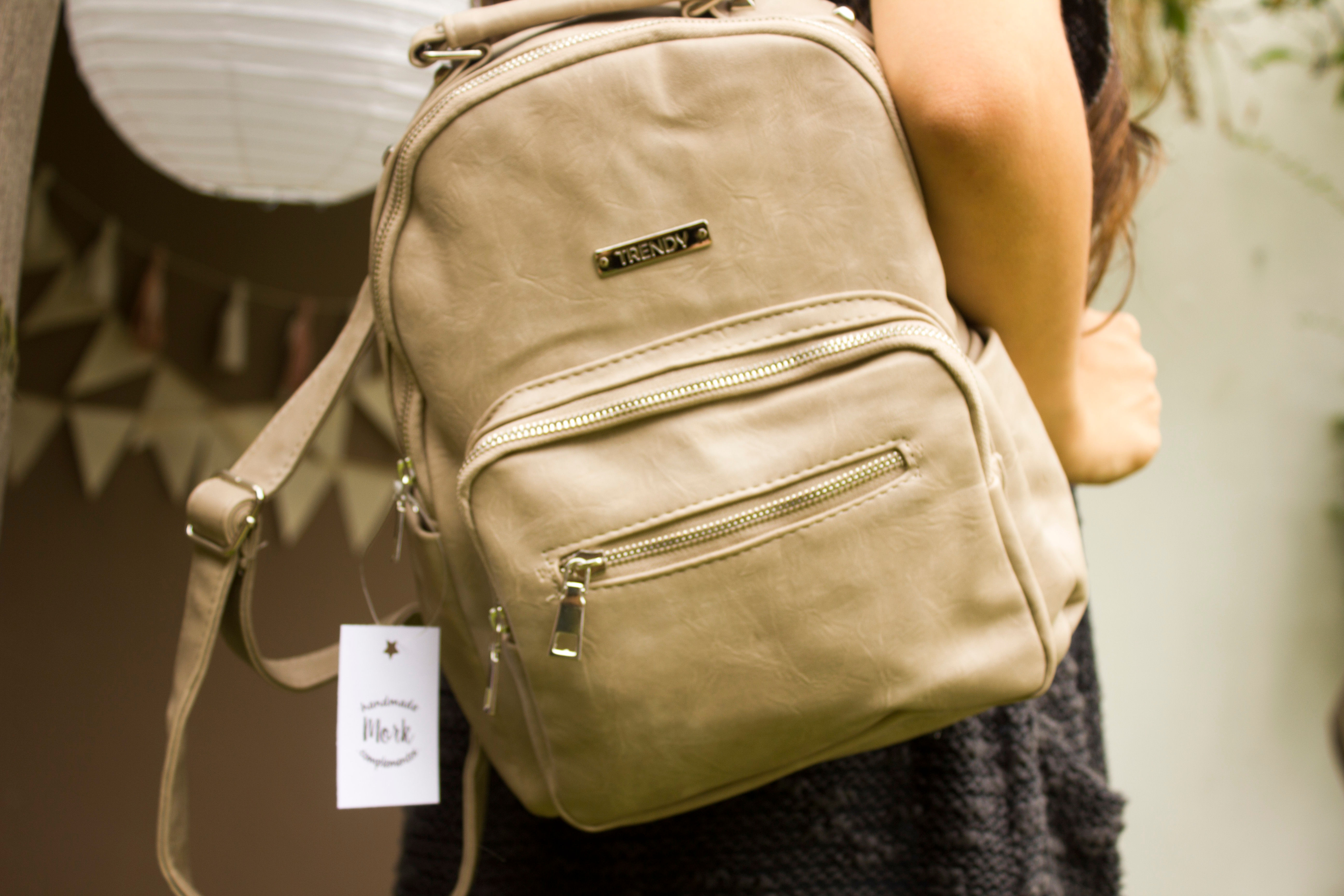 Mochila SPACE Beige