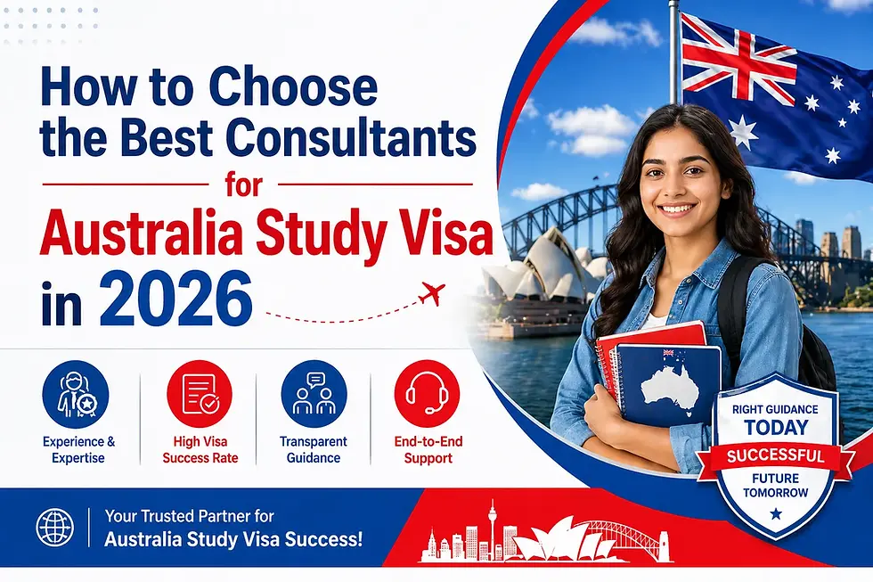 How to Choose the Best Consultants for Australia Study Visa in 2026