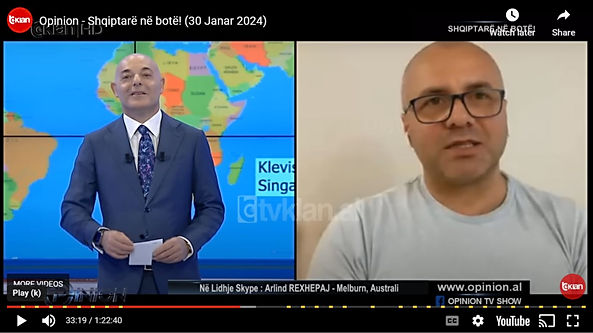 Intervist ne Opinion me Blendi Fevziun