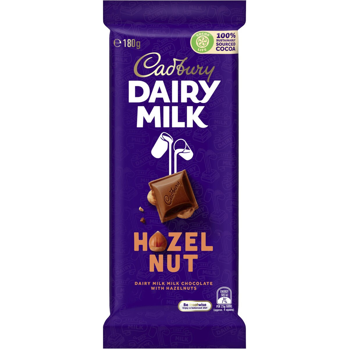 Cadbury Dairy Milk  Hazelnut - 180G