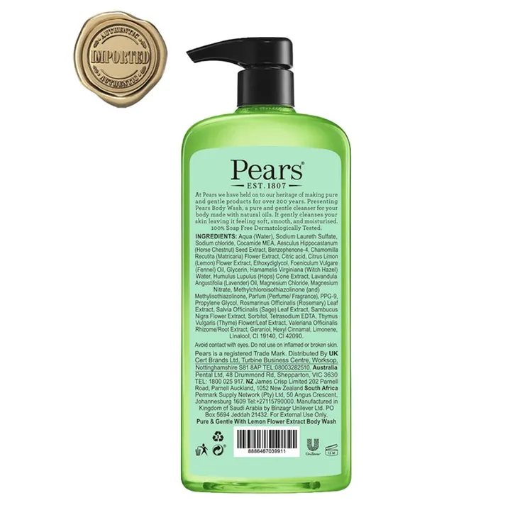 Thumbnail: Pears Body Wash Lemon Flower