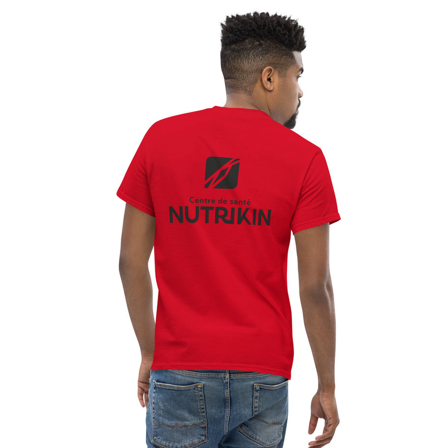 Centre de santé Nutrikin - Cette année j'me remets au GYM - T-shirt rouge de dos