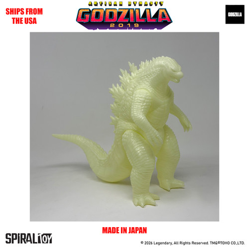 SPIRAL TOY ゴジラ2019 gid 蓄光 godzilla 日本製 Artisan Dynasty: Godzilla 2019 Glow In The Dark Blank | Spiral Toy
