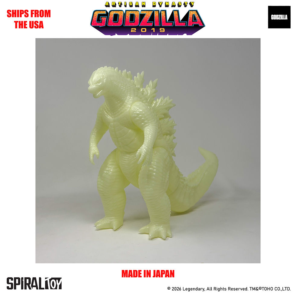 Thumbnail: Artisan Dynasty: Godzilla 2019 Glow In The Dark Blank