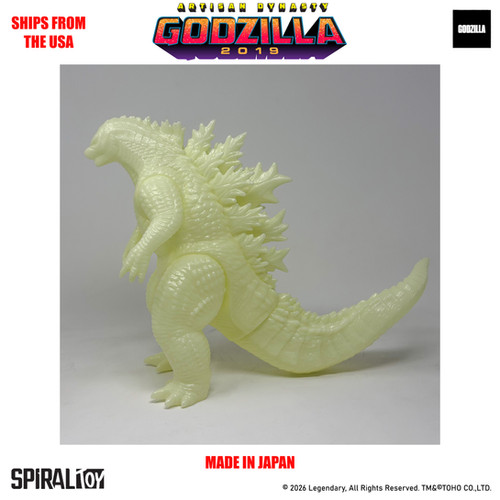 SPIRAL TOY ゴジラ2019 gid 蓄光 godzilla 日本製 Artisan Dynasty: Godzilla 2019 Glow In The Dark Blank | Spiral Toy