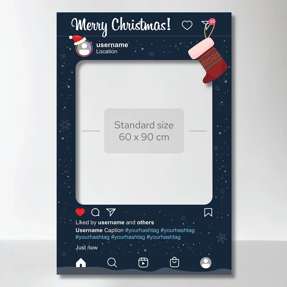 Thumbnail: Merry Christmas -  Instagram Photo Prop