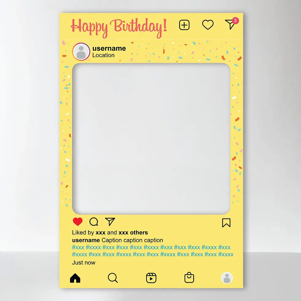 Thumbnail: Happy Birthday -  Instagram Photo Prop