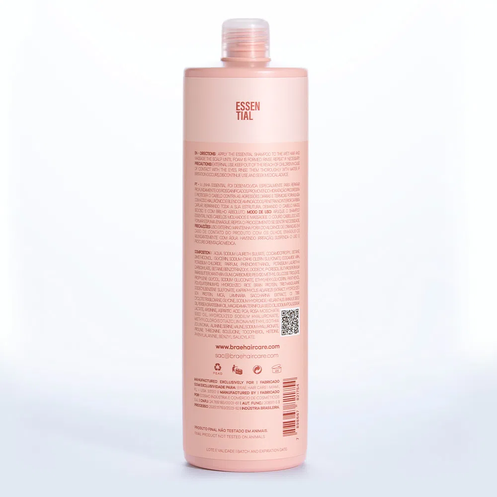 Brae - Essential Shampoo 1L | Brae Hair Care UK