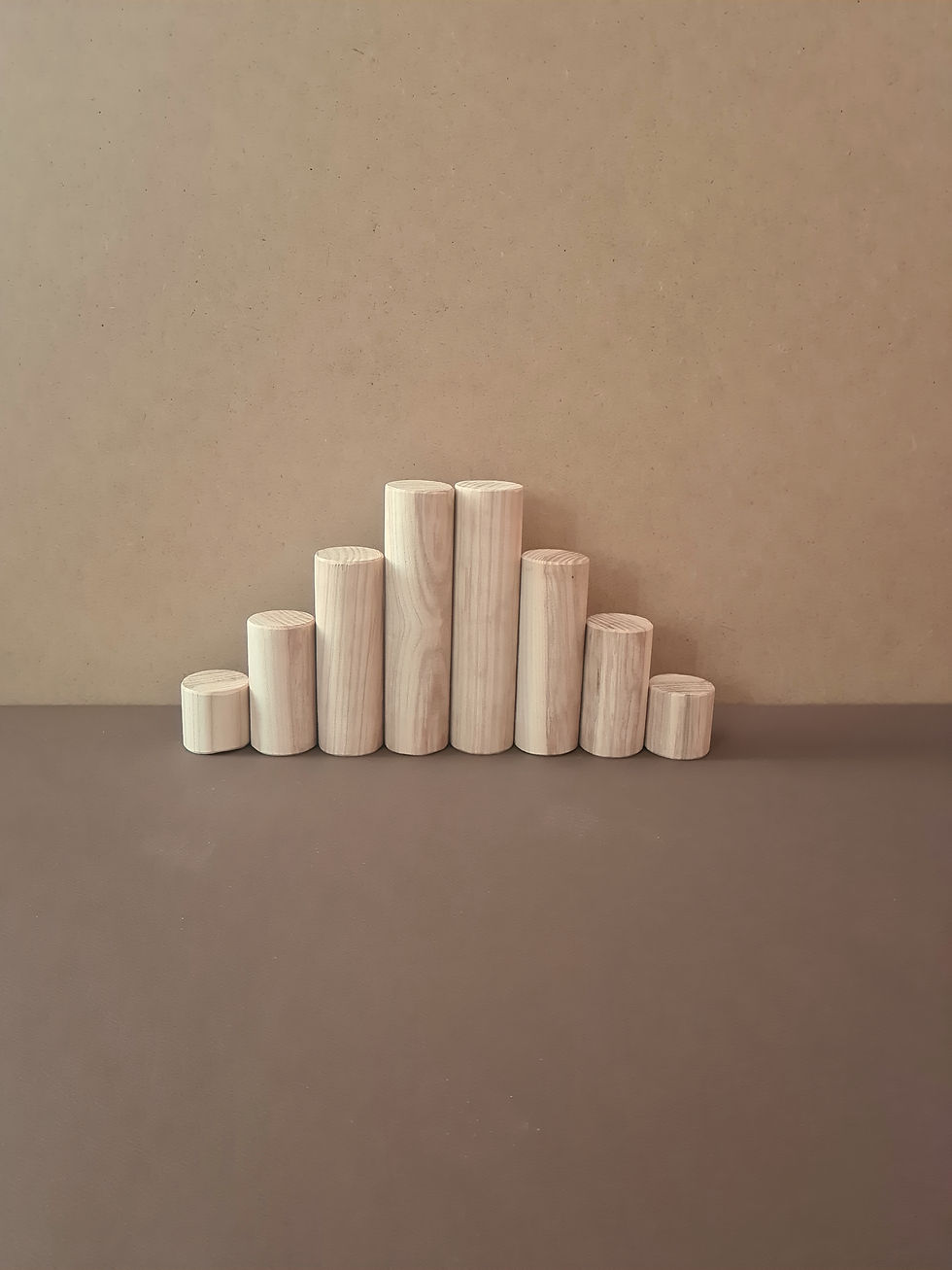 Thumbnail: STACKING ROLLERS valjci, natur Waldorf