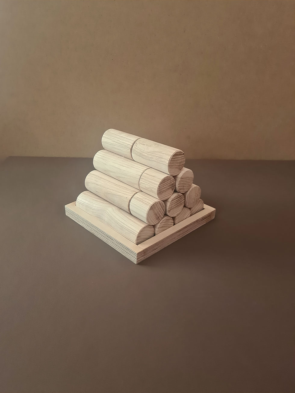 Thumbnail: STACKING ROLLERS valjci, natur slaganje