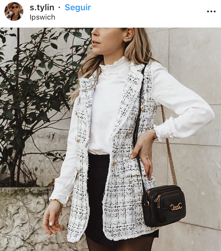 chaleco vest cuero lino denim outfit fashion moda tendencias trend trendy chic fashionista look del día girly revista magazine panama pty
