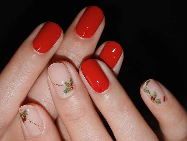nail art diseño de uñas esmalte christmas navidad felices fiestas belleza beauty tendencias trend nail polish