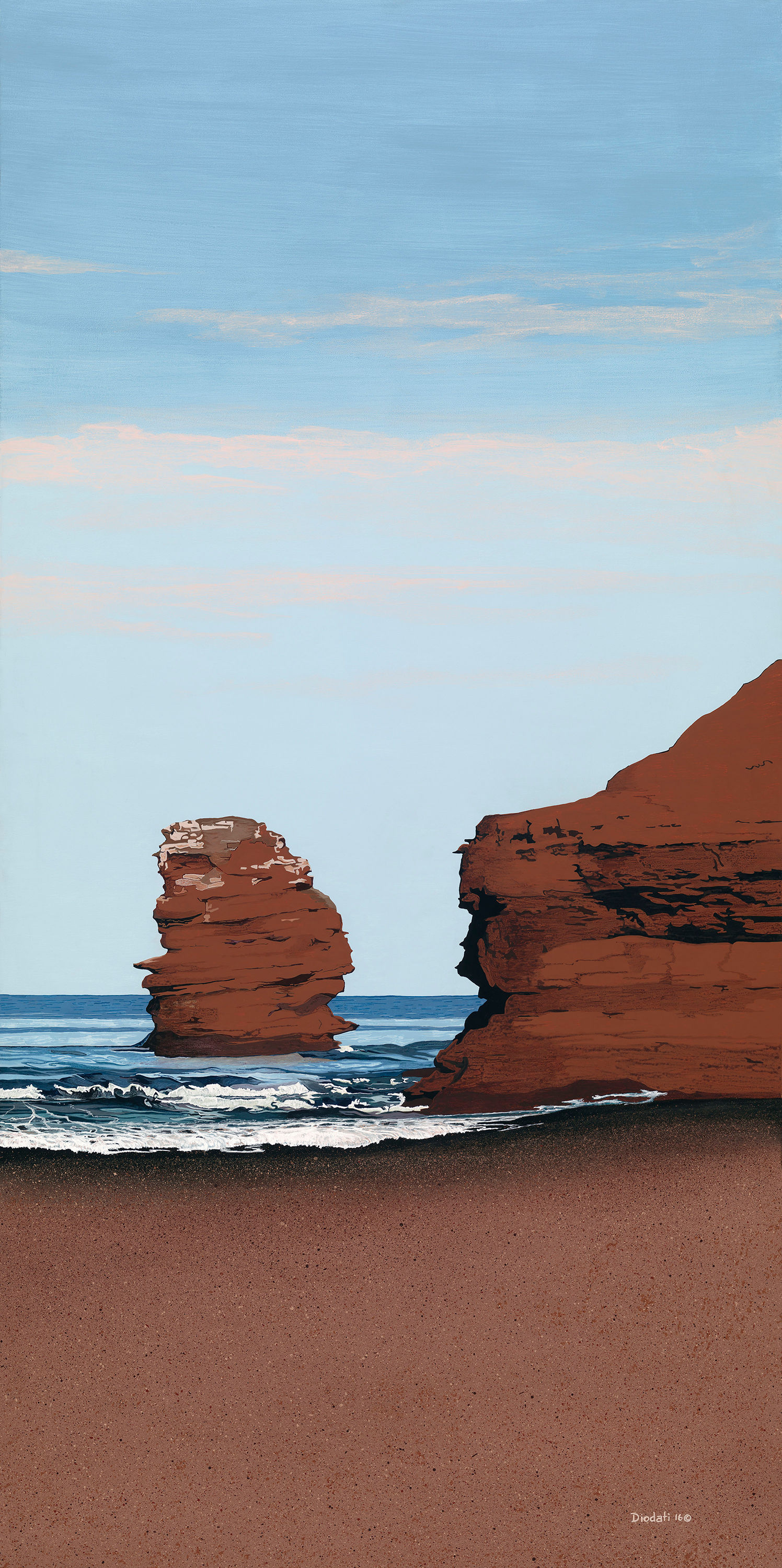 EVENING SURF, BRANDER'S POND