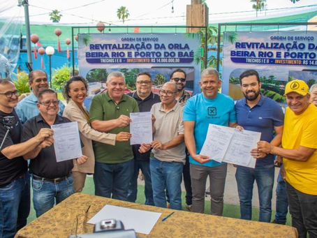 Prefeitura retoma obras da Orla do Rio Garças, em Barra do Garças