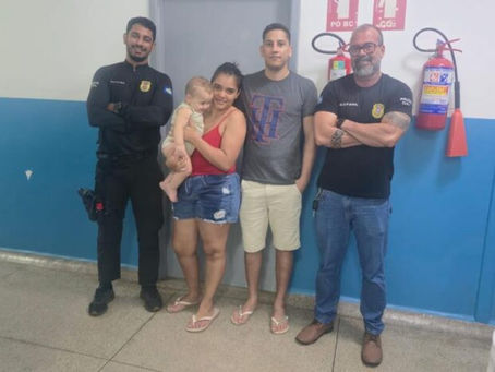 Polícia Civil presta socorro e auxilia no salvamento de bebê engasgado em Nova Xavantina
