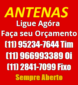 instalador de antenas da zona leste norte