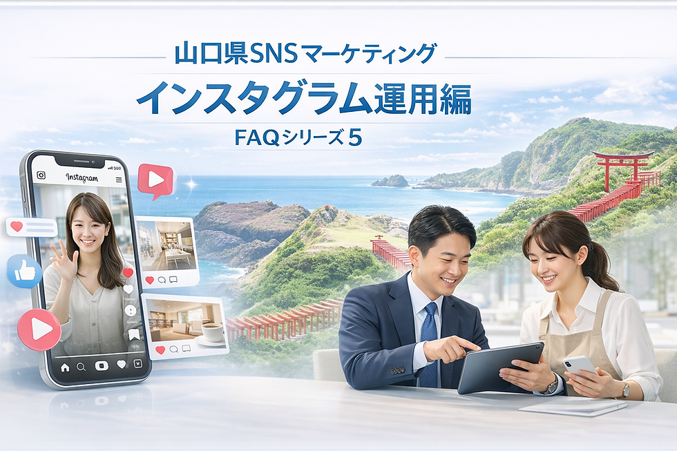 FAQシリーズ5｜山口県でインスタグラム運用を始めたい企業は、何から取り組むべきですか？