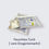 Miniaturbild: Ouch Pouch "Canvas" - Grün/Silber