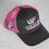 Thumbnail: Trucker Hat for Men and Woman  front angle pink