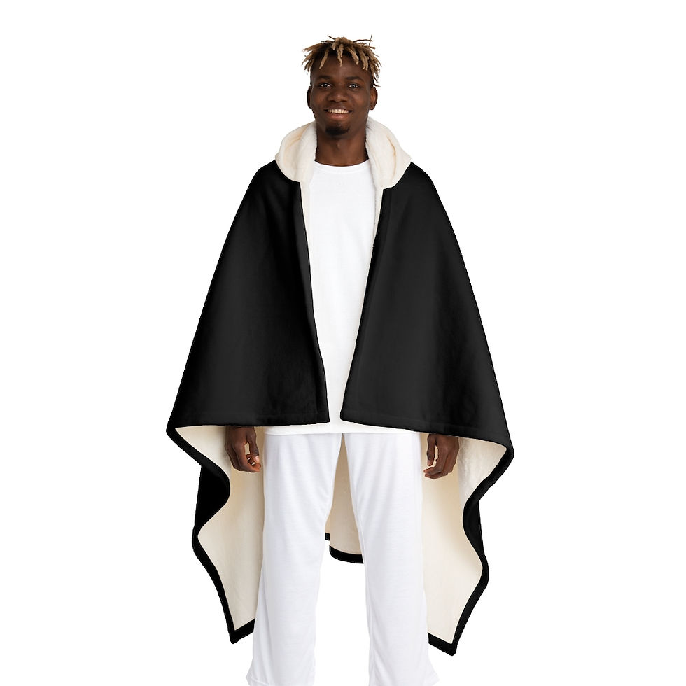 Thumbnail: Hooded Sherpa Fleece Blanket