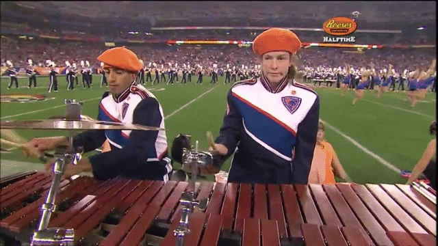 american-football-half-time-cowbell-girl