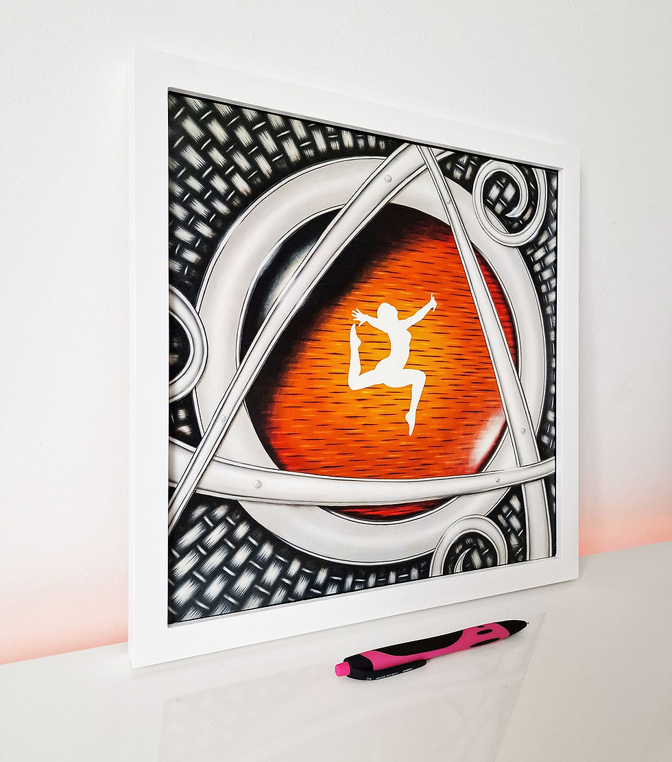 Thumbnail: The Left giclee print on canvas